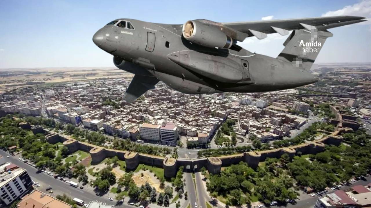 Diyarbakır’dan askeri kargo uçakları havalandı