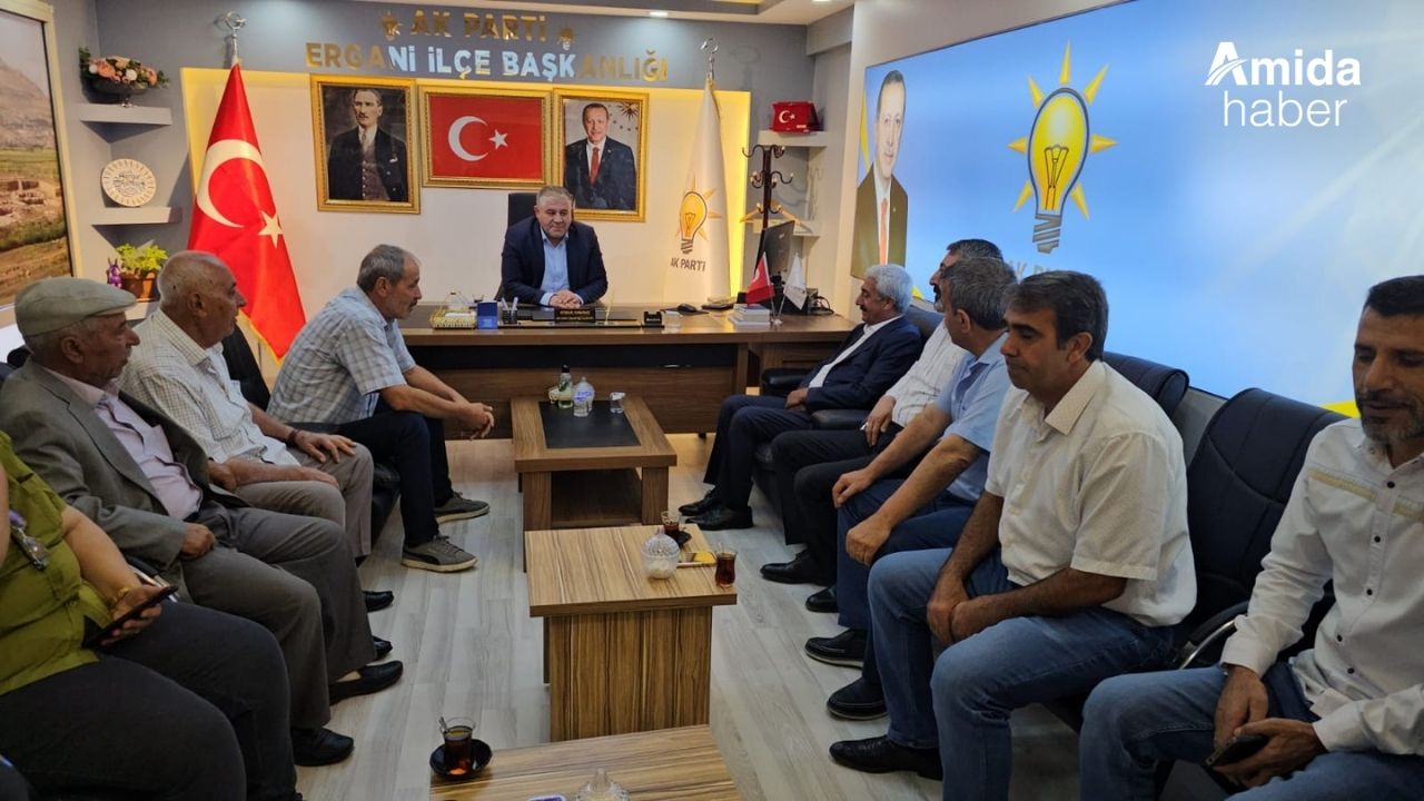 Diyarbakır’da HDP’li eski Başkan’dan AK Parti’ye ziyaret