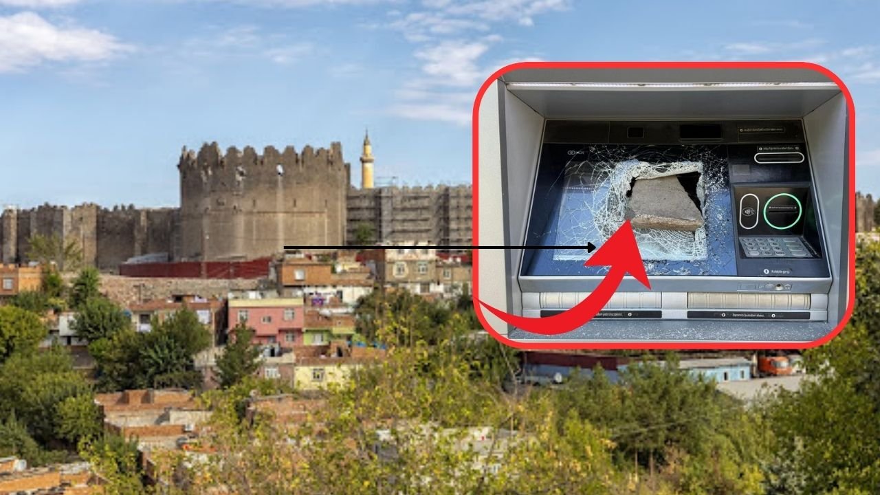 Diyarbakır’da ATM’ye peş peşe saldırı
