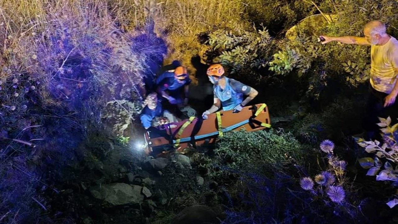 Bingöl'de araç yoldan çıkarak takla attı: 2 yaralı