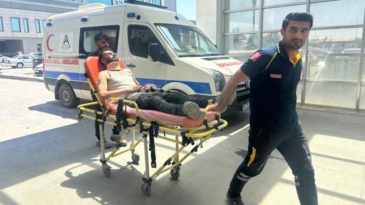 Adıyaman’da işçi asansör boşluğuna düşerek yaralandı