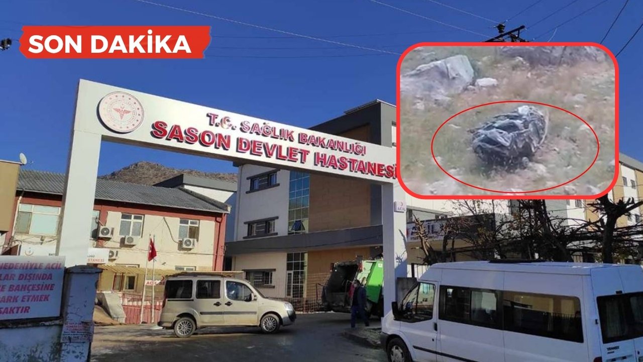 Batman’da 3 bin rakımlı dağda kaza: 3 kişi öldü