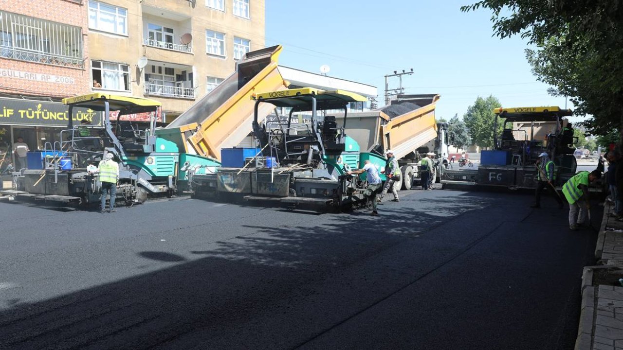 Diyarbakır’da yollar asfalt yüzü gördü