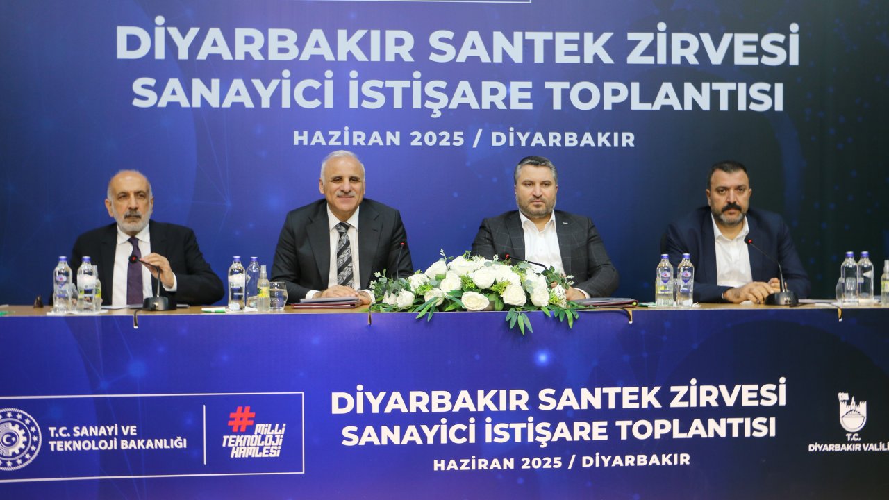 Diyarbakır’da SANTEK zirvesi:  Hedef 45 bin çalışan