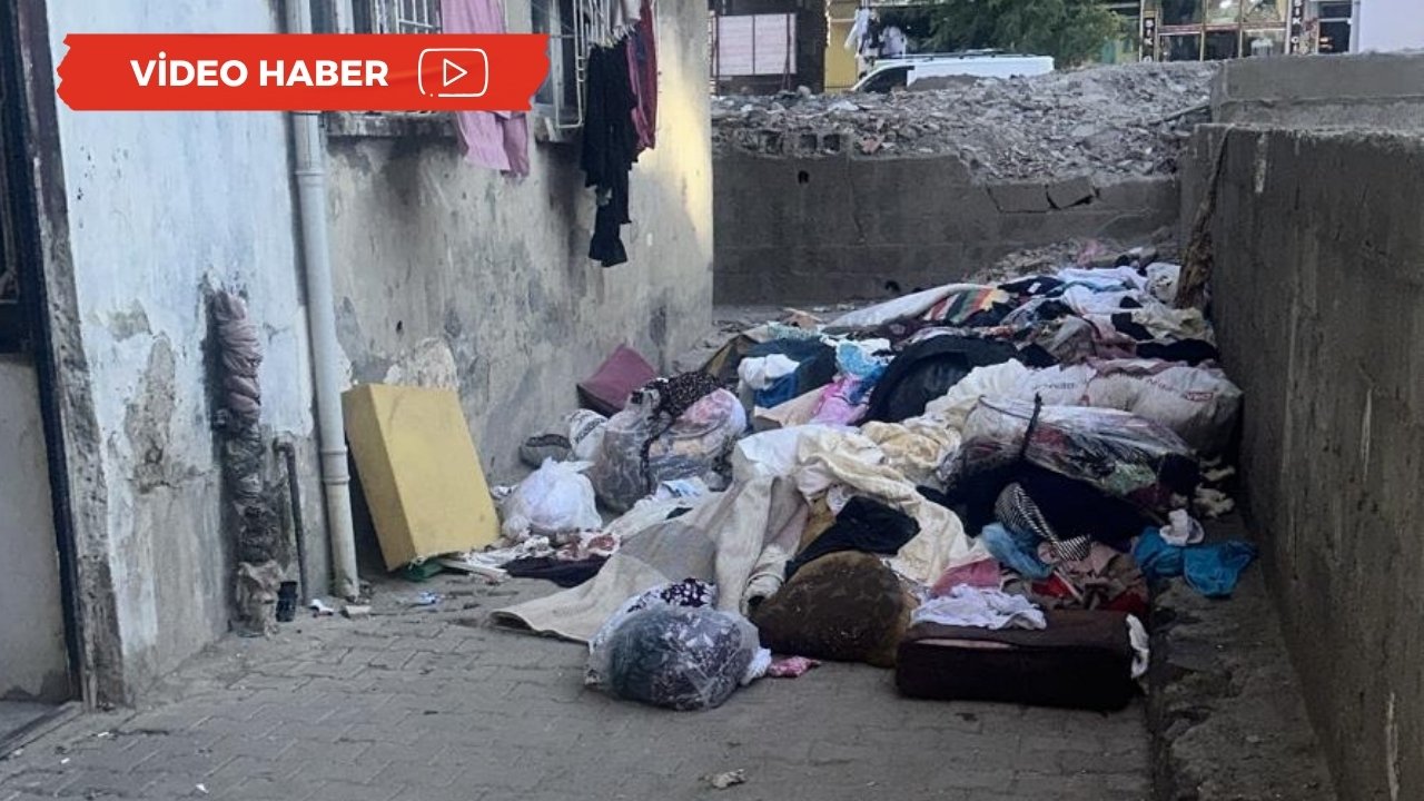 Diyarbakır’daki evden 2 kamyon çöp çıktı