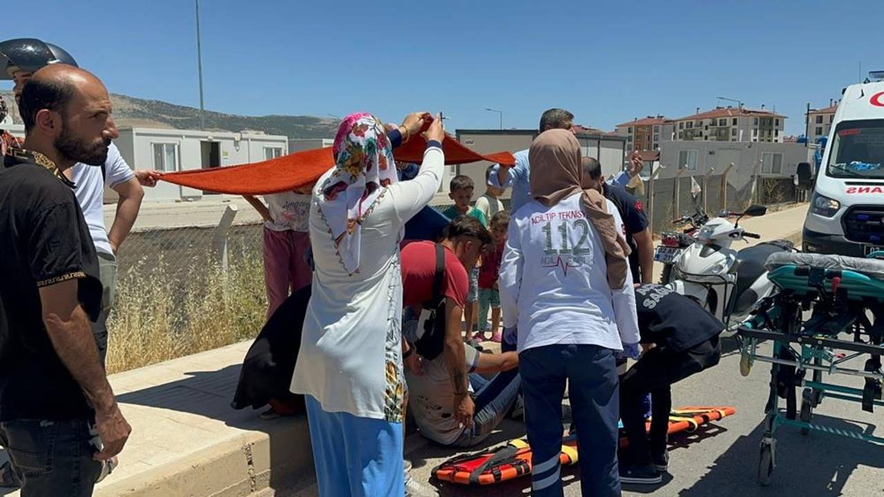 Adıyaman’da motosiklet devrildi: 1 yaralı