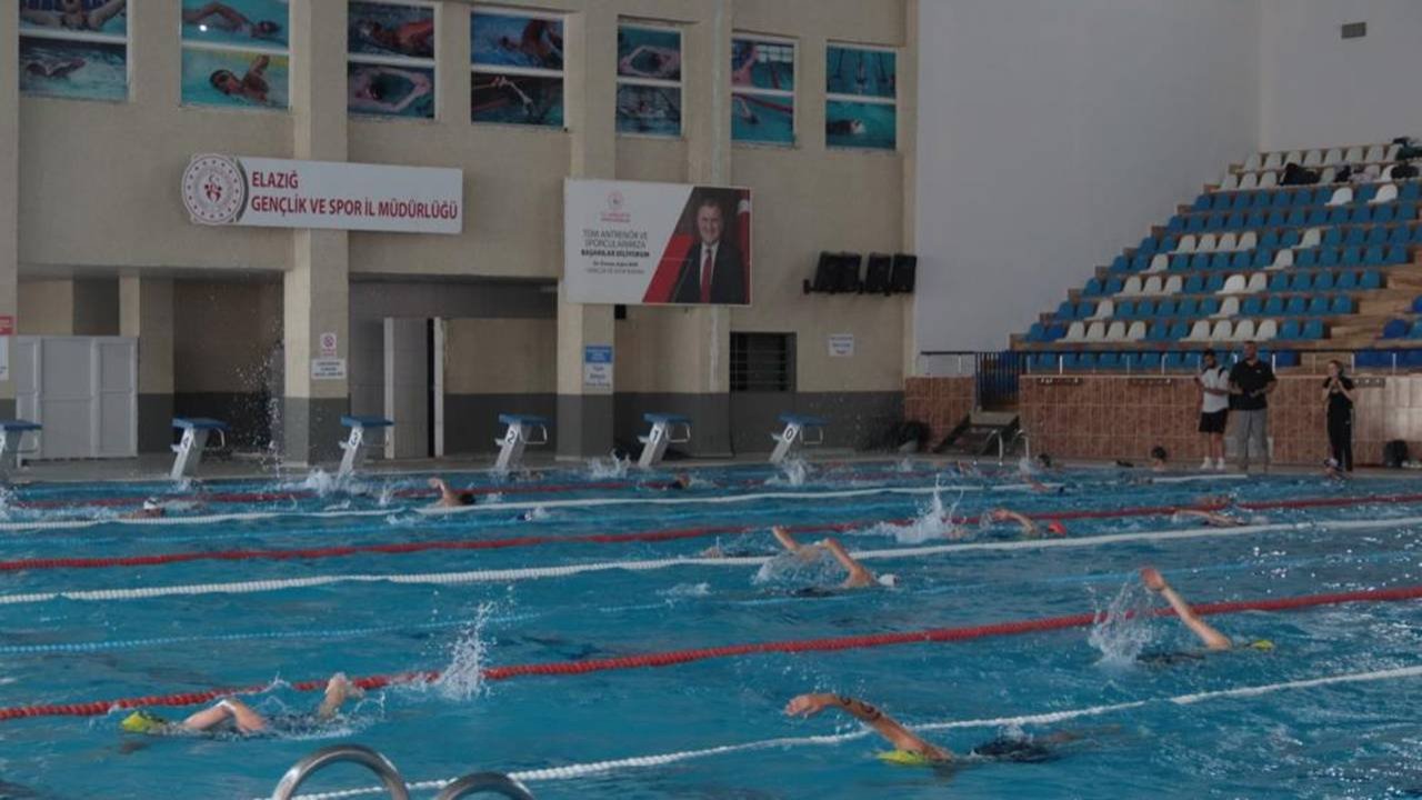 Elazığ’da 100 sporcu yarıştı