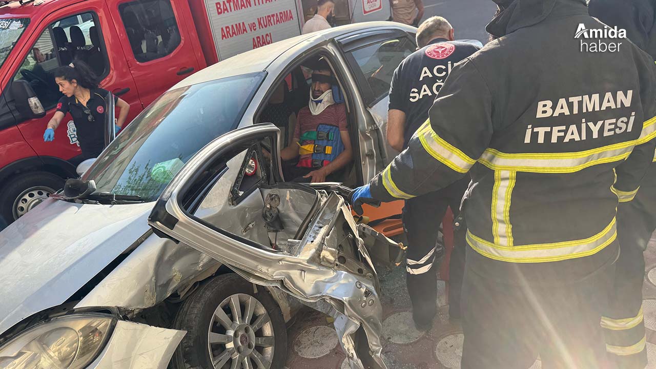 Batman'da trafik kazası: 1 yaralı