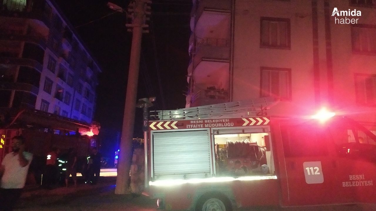Adıyaman'da evde çıkan yangın söndürüldü