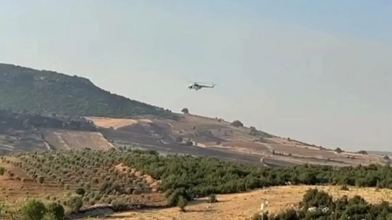 Gaziantep Nurdağı'nda çıkan yangın söndürüldü