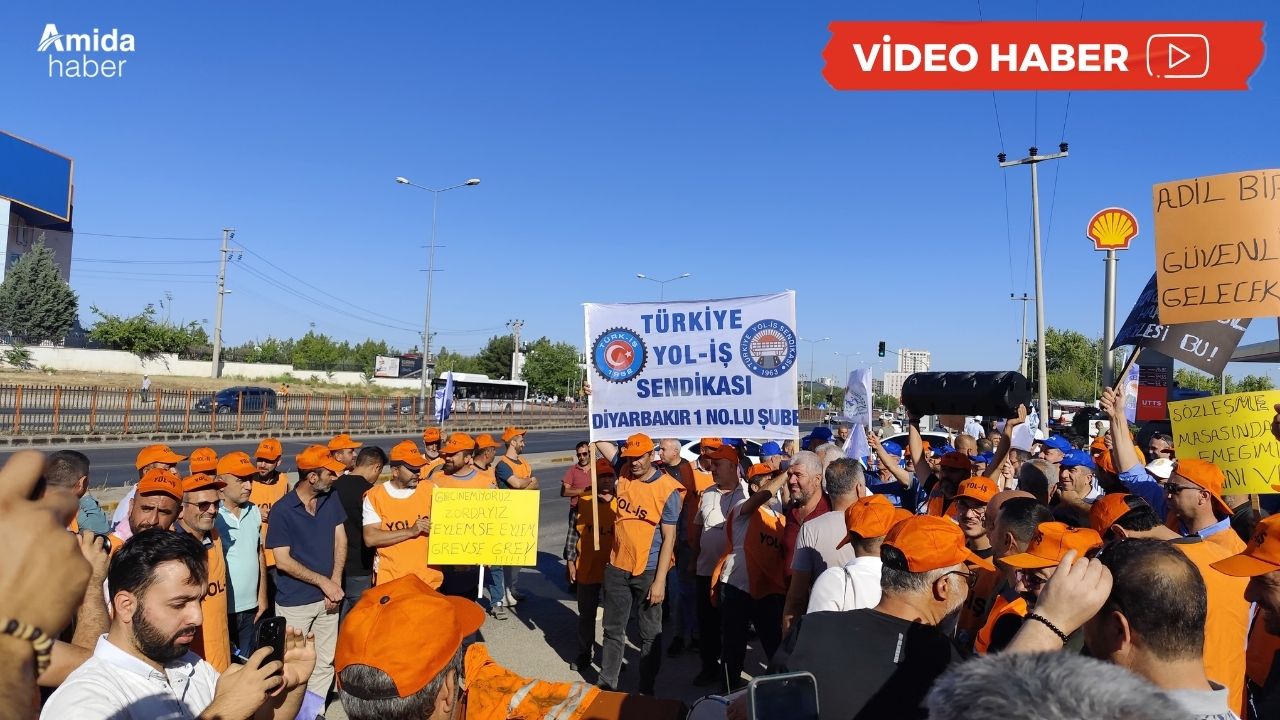 Diyarbakırlı işçiler AK Parti'ye yürüdü: Halaylı zam talebi