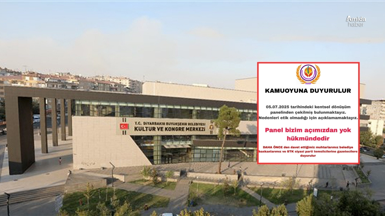 Diyarbakır’da panel kavgası: Başlamadan bitti