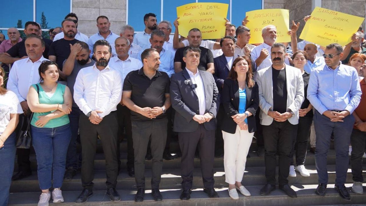 Diyarbakır Eş Başkanları destek için Adıyaman’da