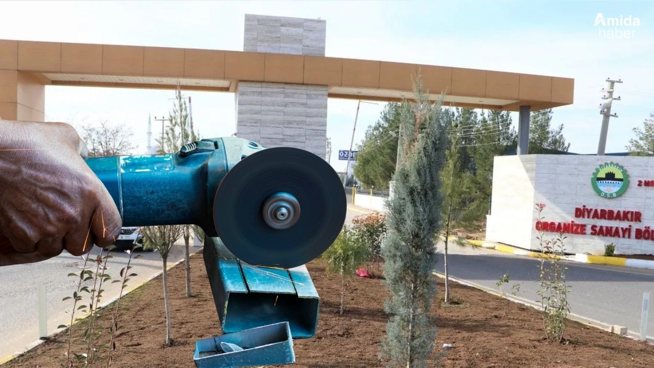 Diyarbakır'da işçi elini makineye kaptırdı