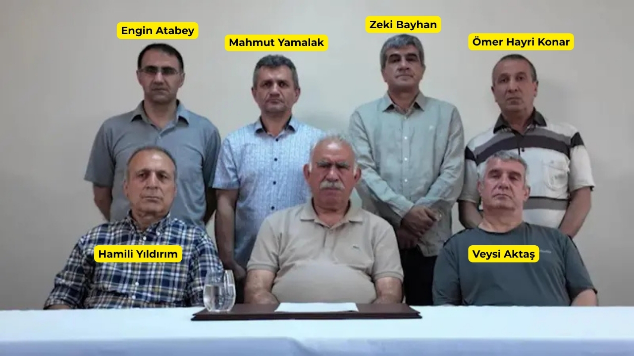 Öcalan’ın yanındaki 6 kişi kim? İşte detaylar…