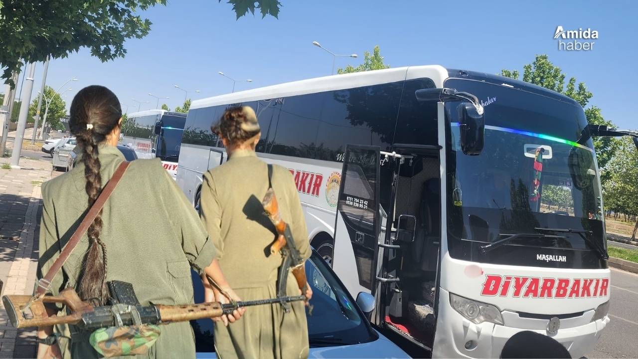 PKK silah bırakacak: Diyarbakır’dan 4 otobüs yola çıktı