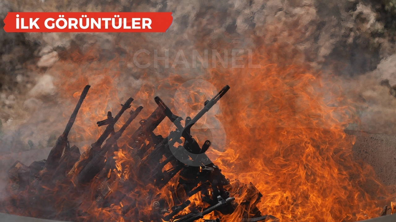 PKK silah bıraktı: İşte ilk görüntüler!