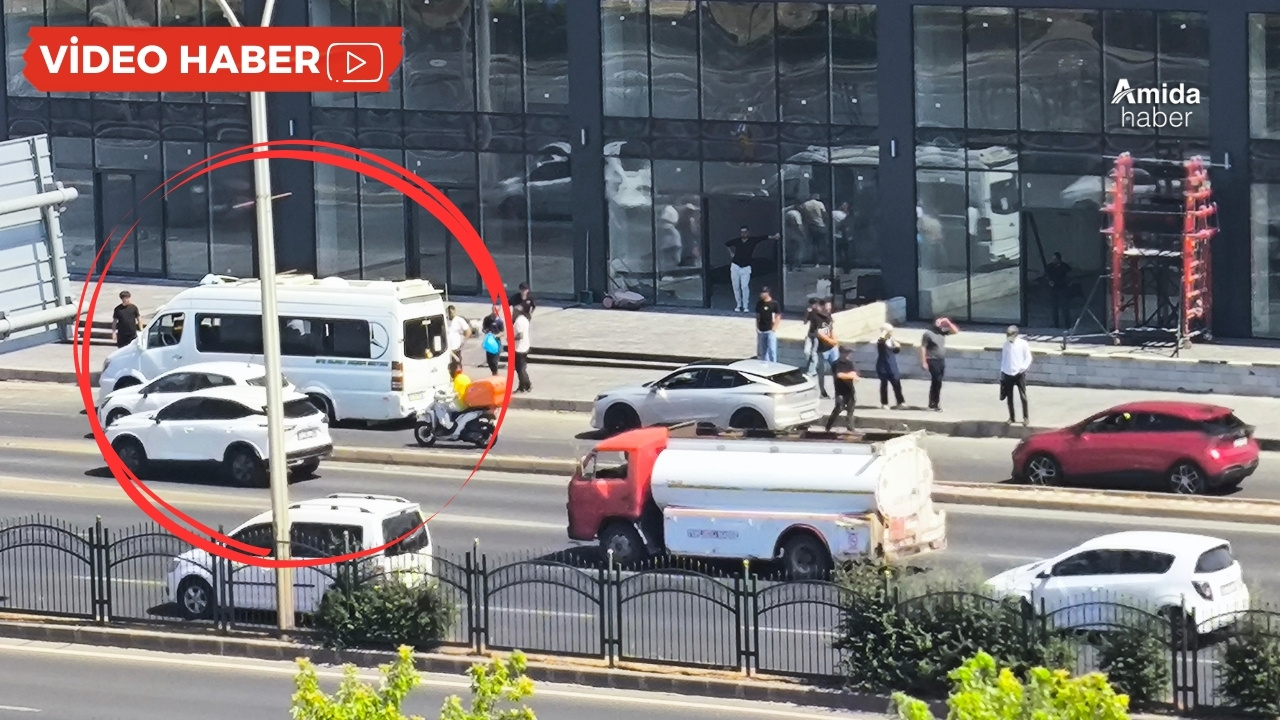 Diyarbakır’da faciaya kıl payı: Seyir halinde iken patladı
