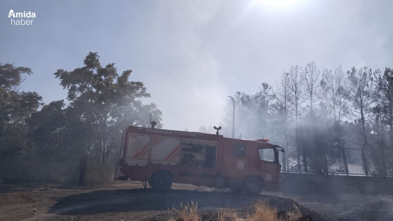 Diyarbakır'da arıtma tesisinde yangın paniği