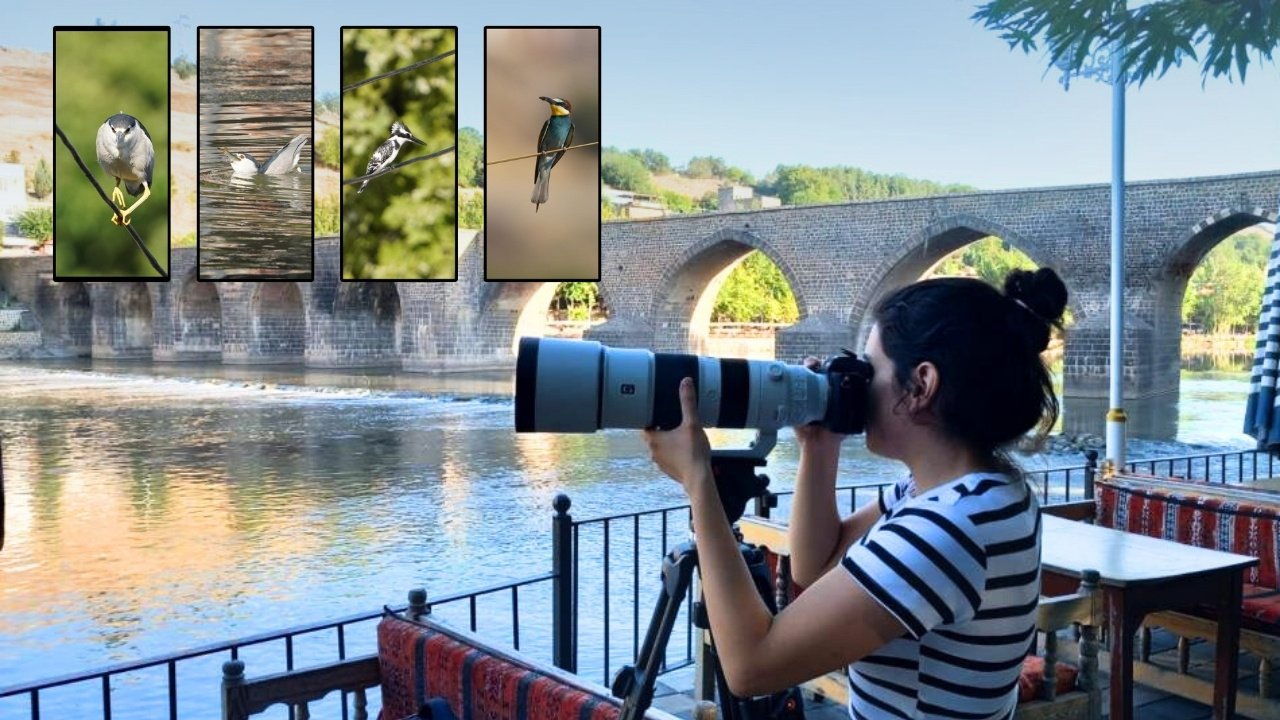 Diyarbakır: Fotoğrafçı Dicle Taş objektifini Hevsel Bahçelerine çevirdi