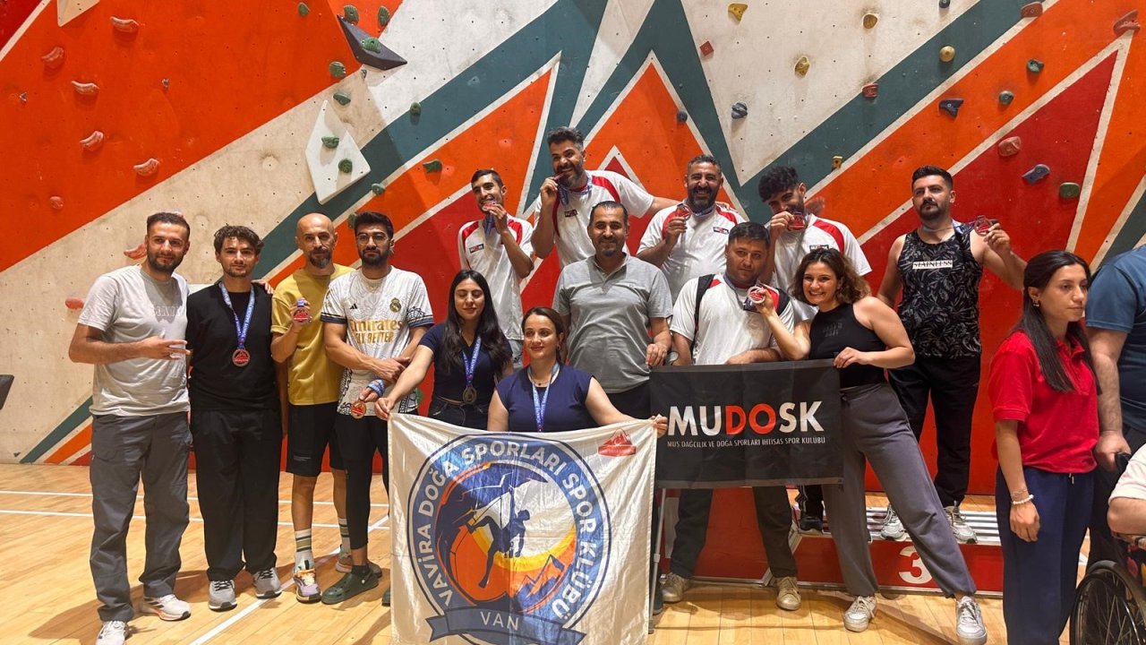 Türkiye'nin ilk para tırmanış şampiyonası Muş'ta: İşte kazananlar