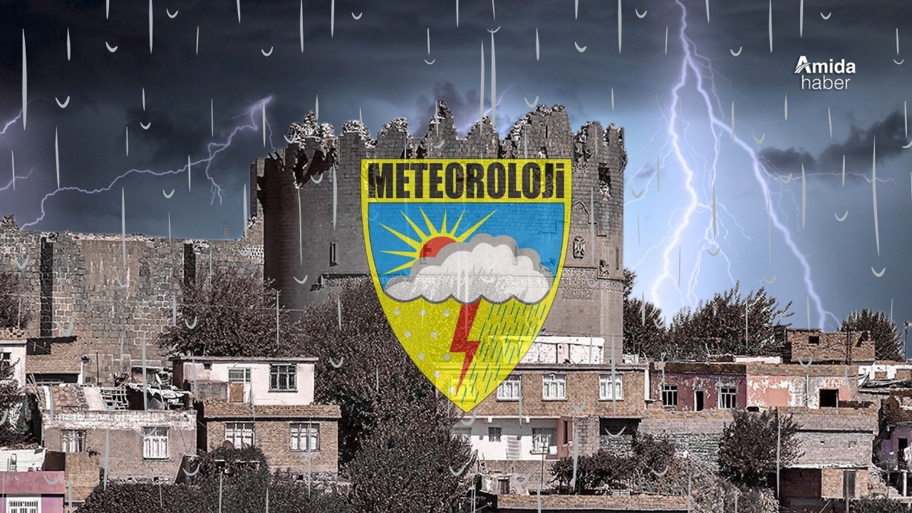Diyarbakır’a meteorolojiden müjde: Fırtına ve yağmur var!