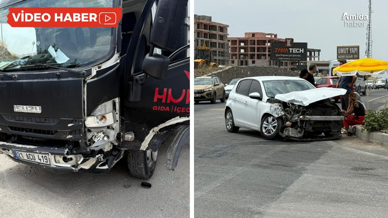 Diyarbakır’da feci kaza: Kafa kafaya çarpıştılar