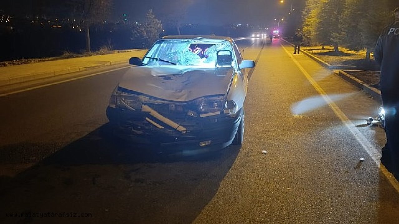 Malatya'da feci kaza: Otomobilin çarptığı yaşlı adam öldü