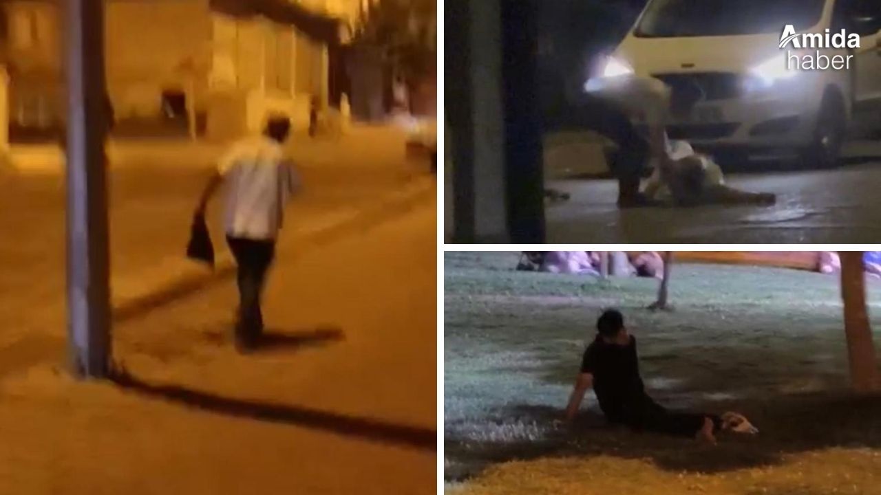 Batman'da yürek burkan manzara: Baygın gençler sokağa yığıldı