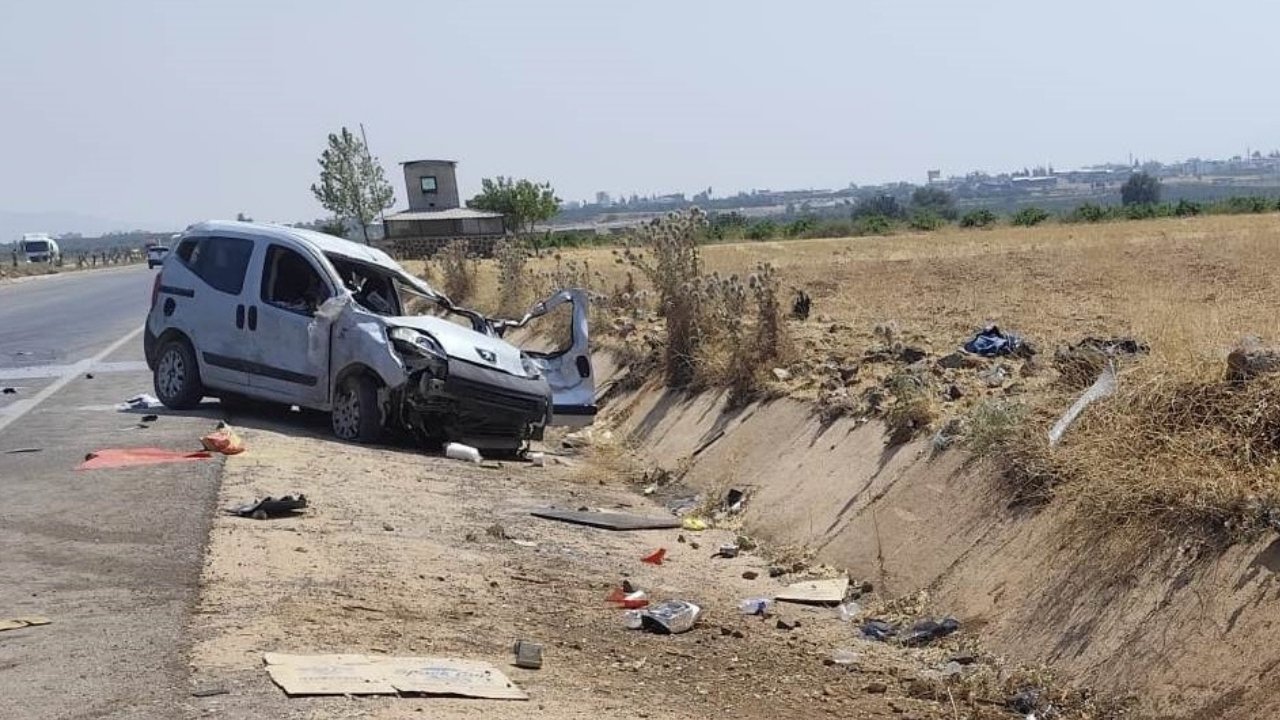 Gaziantep’te takla atan aracın sürücüsü hayatını kaybetti