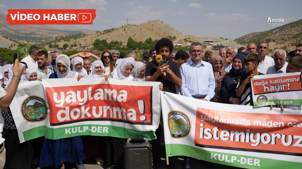 Diyarbakır Kulp'ta köylüler HES için yürüdü