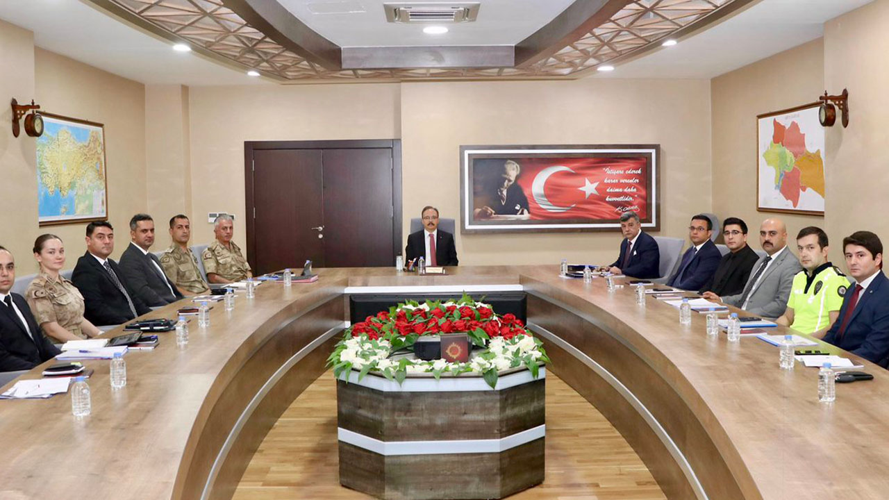 Siirt'te asayiş toplantısı yapıldı