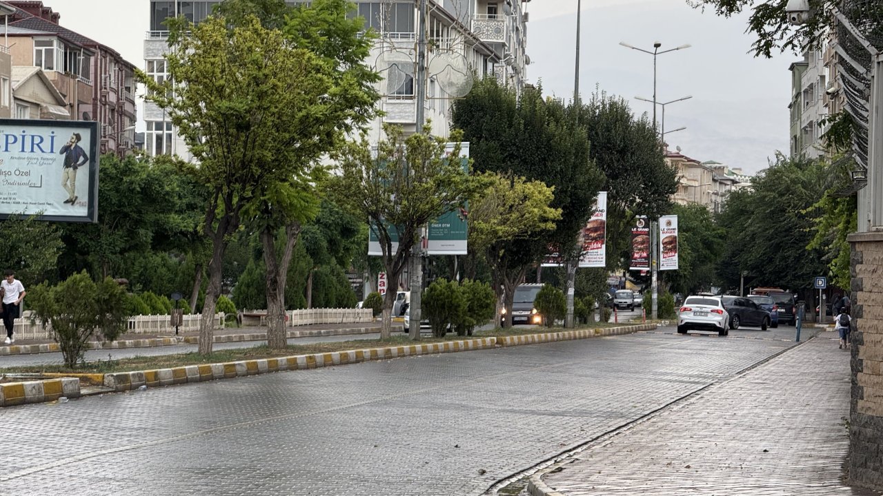 Kavurucu sıcaktan sonra Iğdır'ı sağanak vurdu
