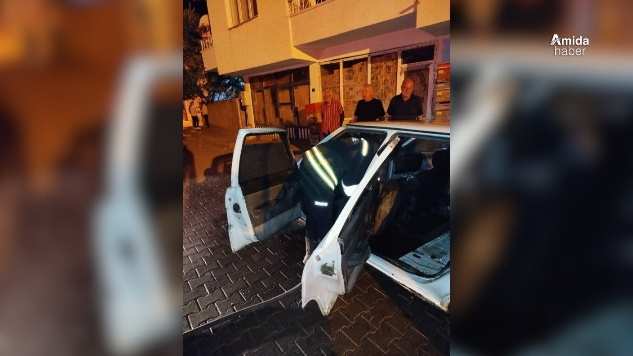 Bingöl'de araç yangını