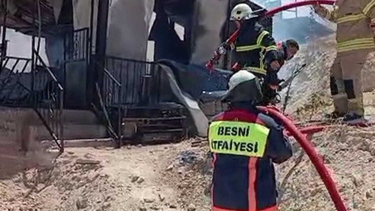 Adıyaman’da bağ evinde korkutan yangın