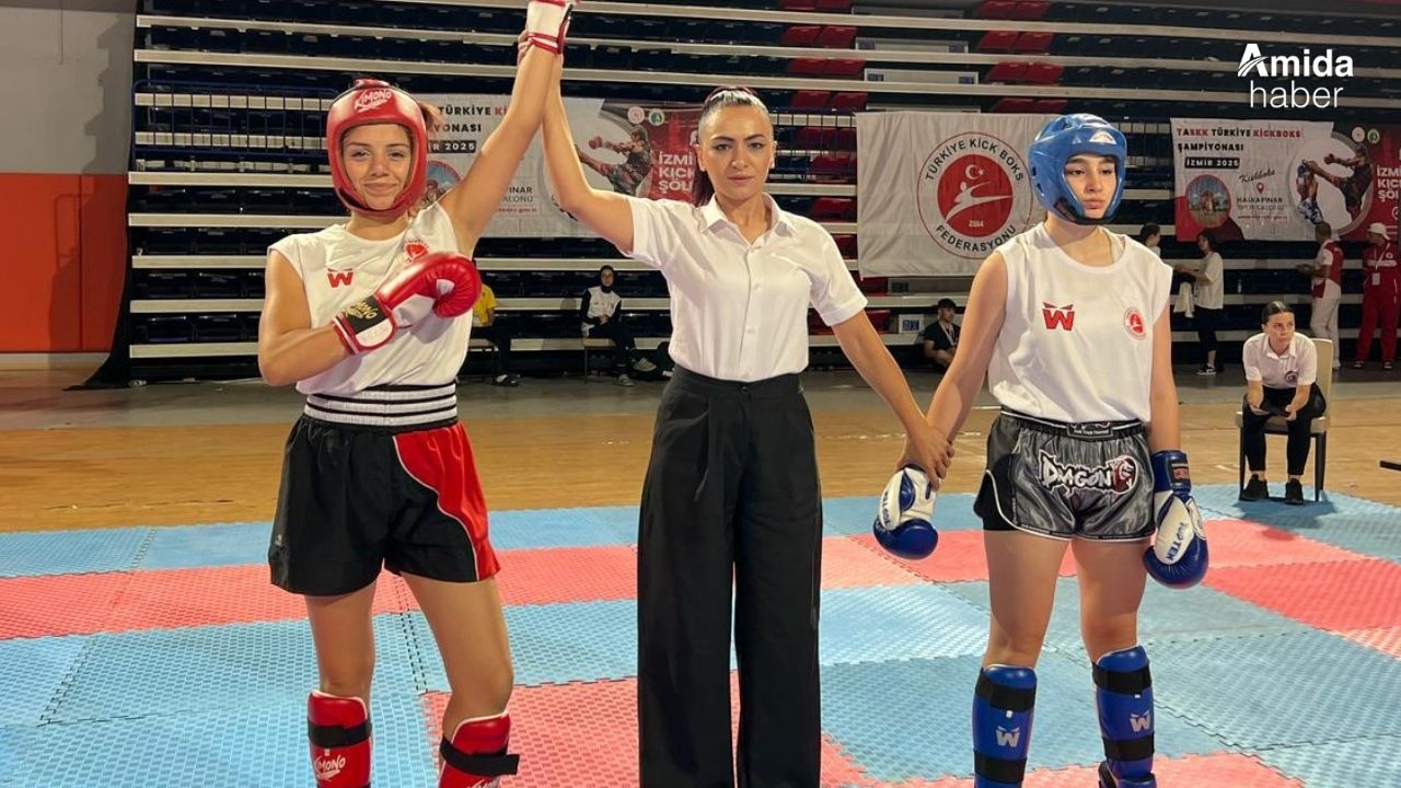 Kick boksta şampiyon Diyarbakır’dan çıktı