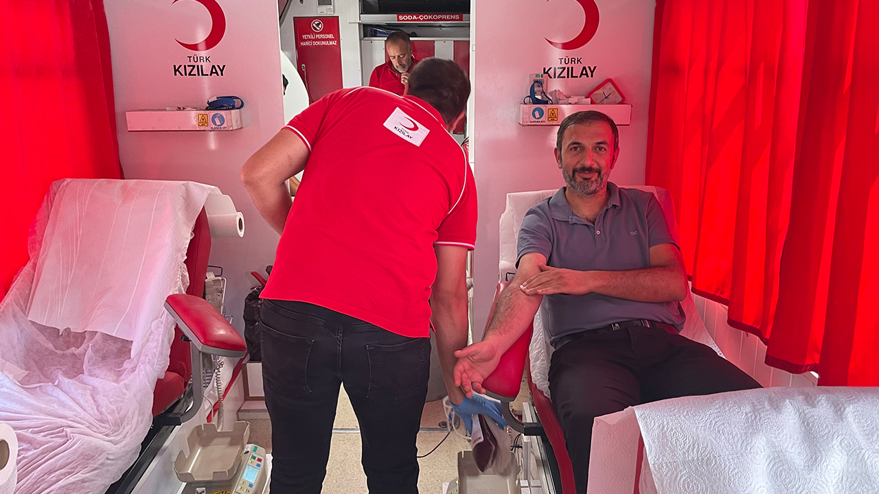 Muş’ta kan bağışı kampanyası düzenlendi