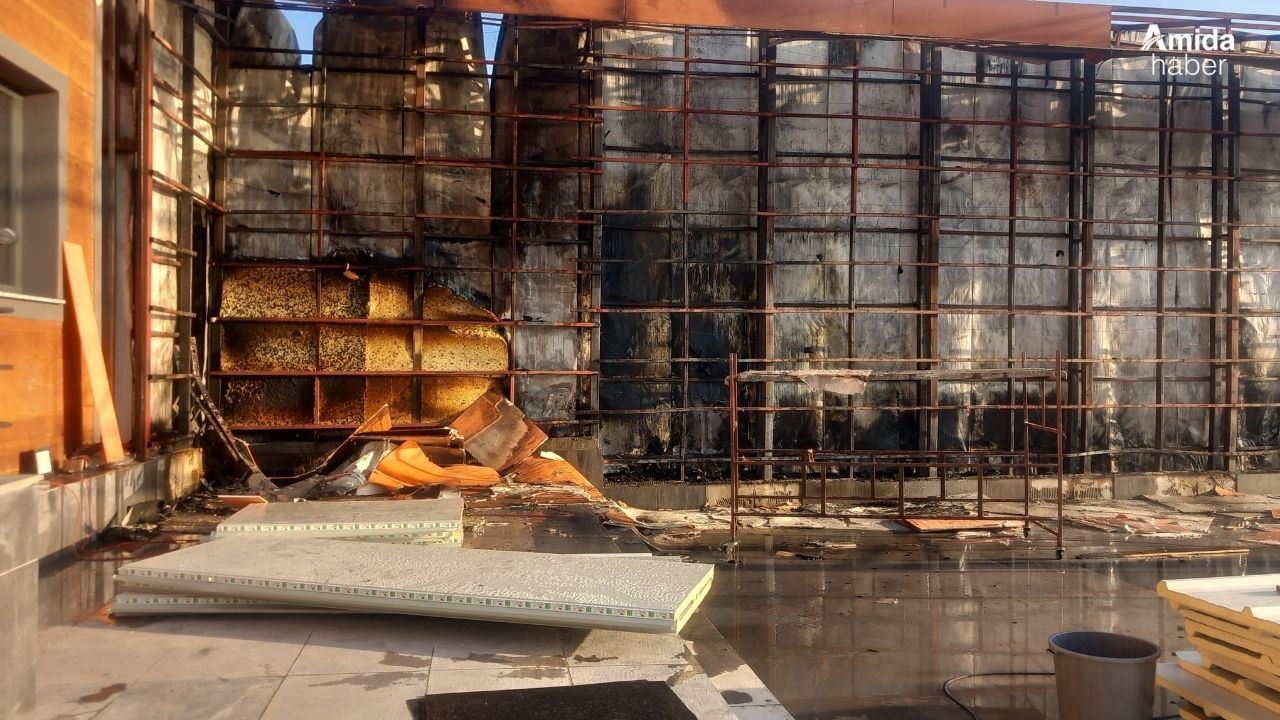 Diyarbakır'da kafeterya yangını: Facia son anda önlendi