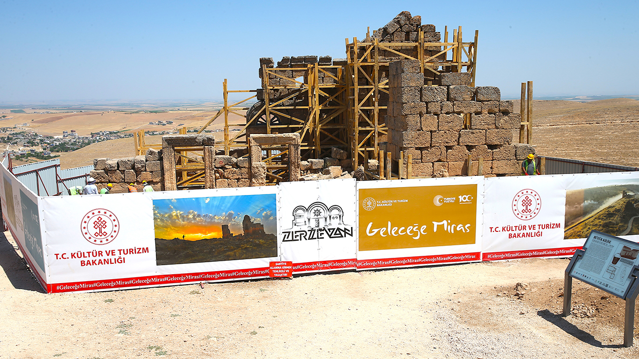 Diyarbakır Zerzevan’da restorasyon başladı: Hedef UNESCO