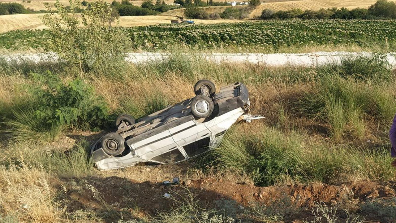 Adıyaman’da otomobil takla: 1 yaralı