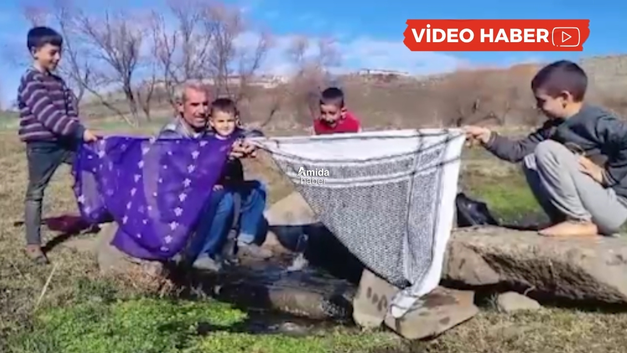 Diyarbakırlı çiftçi köyüne yaptığı çeşmeyi törenle açtı