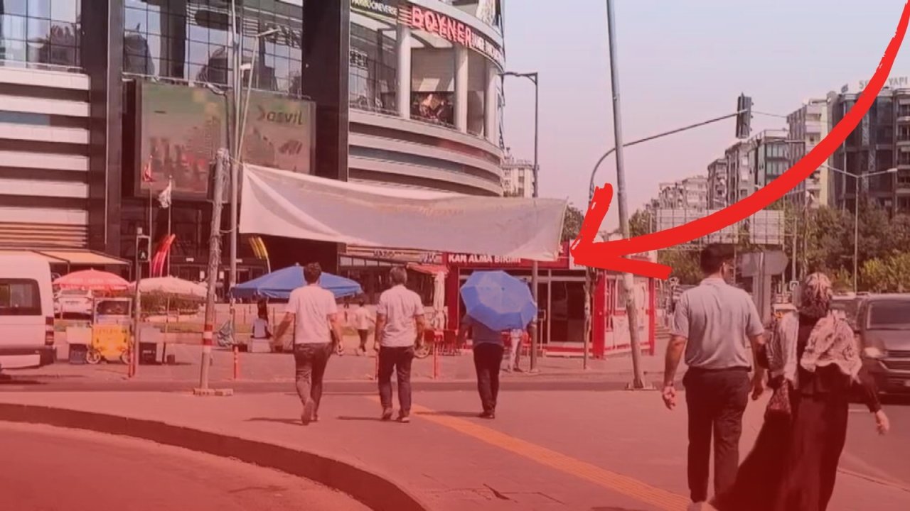 Diyarbakırlıların sıcakla olan imtihanı: Şemsiyeli çözüm