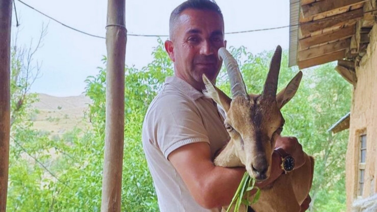 Bitkin haldeki dağ keçisine köylüler sahip çıktı