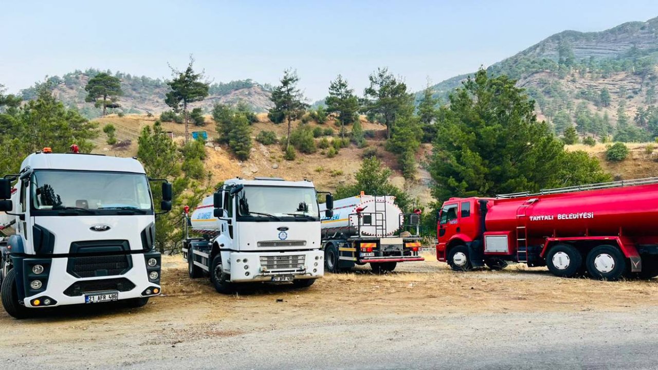 Diyarbakır’dan Kahramanmaraş’a yangın desteği
