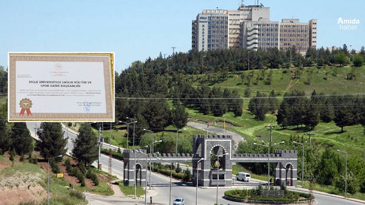 Diyarbakır’da ilk: Dicle Üniversitesi işyeri sertifikası aldı
