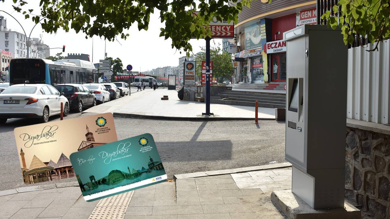 Diyarbakır’ın 5 ayrı noktasına Diyarkart Dolum Cihazı