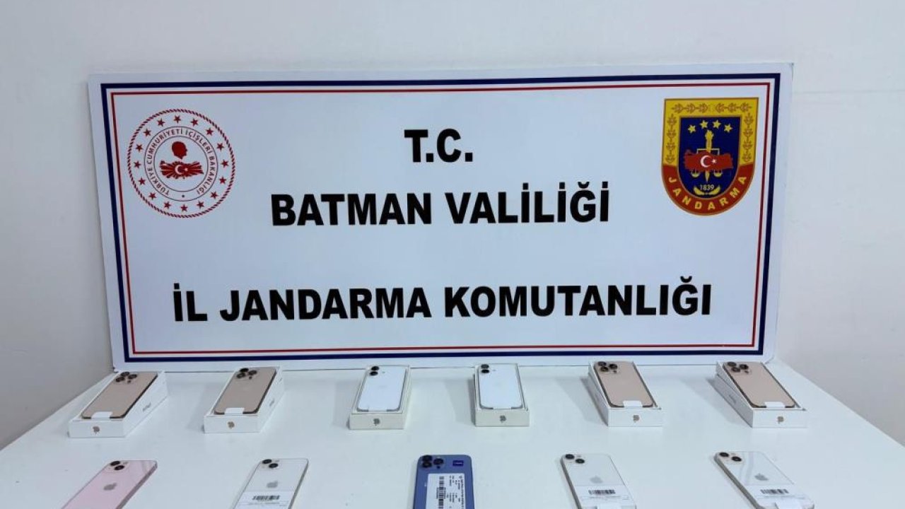 Batman’da bir kişinin üzerinde 1 milyonluk telefon çıktı
