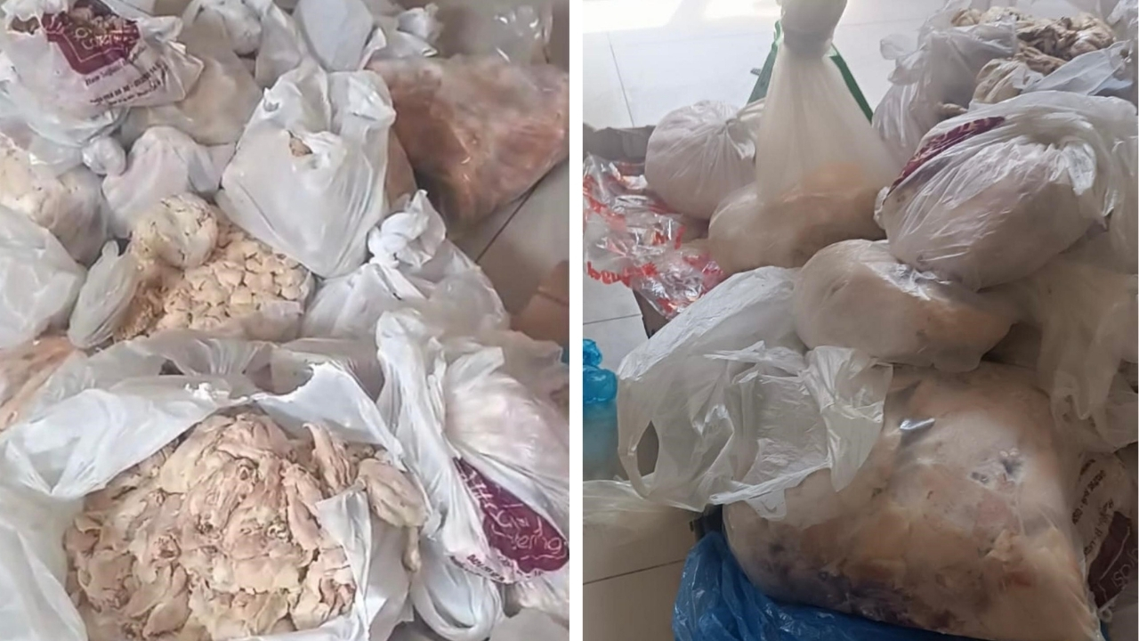 345 kilo küflenmiş tavuk eti ele geçirildi