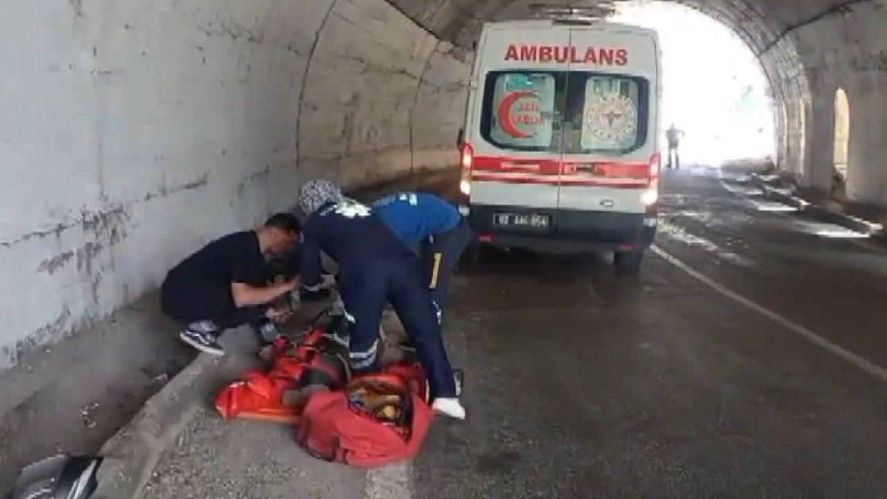 Tunceli'de tünel kazası: 1 yaralı