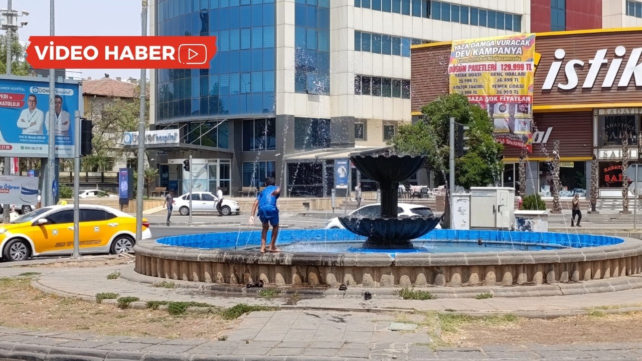 Diyarbakır’da çocukların tehlikeli serinliği